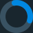 spinner doughnut blue dark